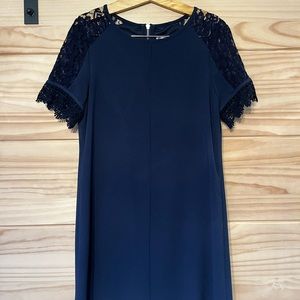 Navy blue and lace Dress